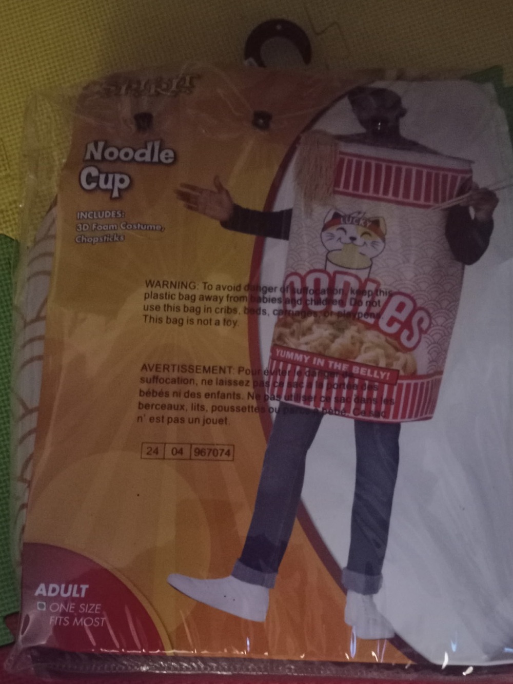 NOODLE CUP COSTUME